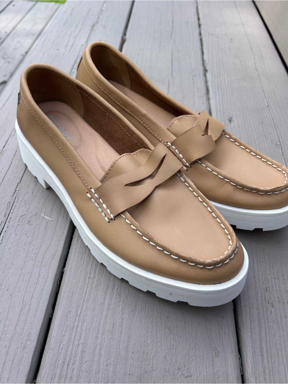 Tan Women’s Sperry Loafers Size 7.5